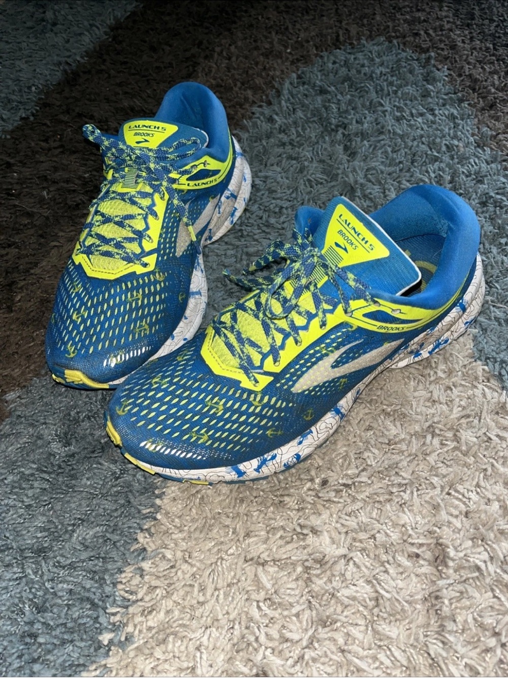Men’s Brooks Launch 5 Running Shoe, Size 10.5, Boston Marathon Limited Edition